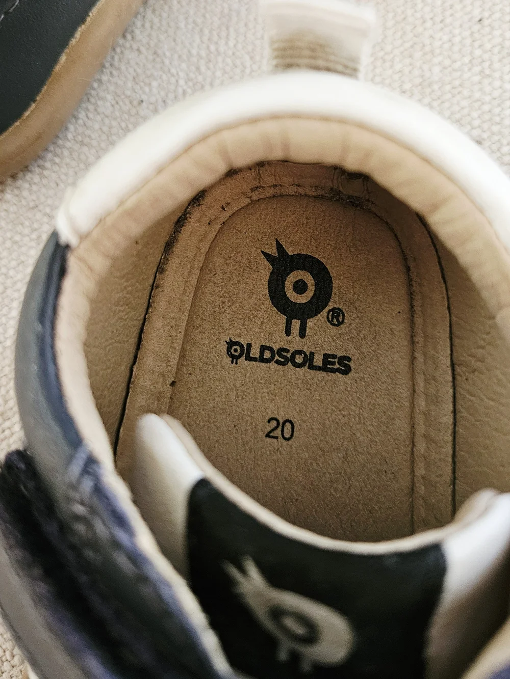 Old Soles Toddler First Walker Leather Shoes- Size 20 (US 4.5/5)